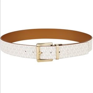 NWT Michael Kors Signature Leather Belt